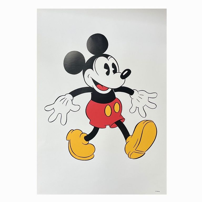 Appraisal: Original Mickey Mouse Original Mickey Mouse Signed Silkscreen on Paper