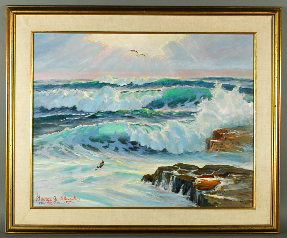 Appraisal: - Bleich California Coast O B George J Bleich California