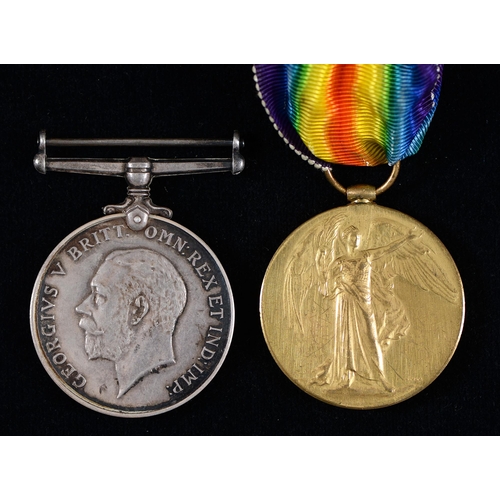 Appraisal: WWI pair British War Medal and Victory Medal Lieut G