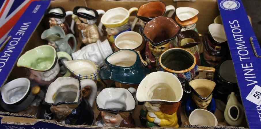 Appraisal: A collection of various Character and Toby Jugs various manufacturers