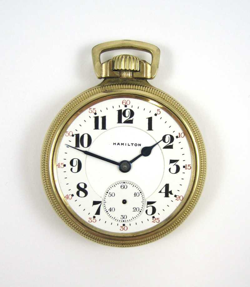 Appraisal: AN AMERICAN OPEN FACE POCKET WATCH Hamilton Watch Co Lancaster