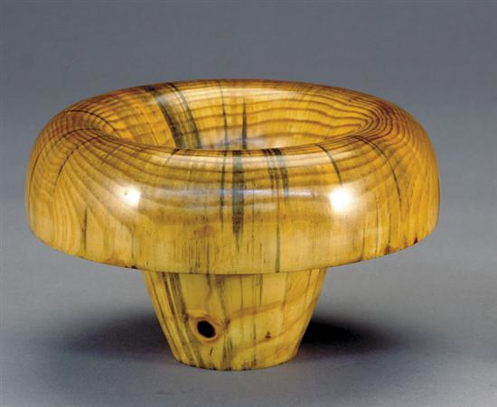 Appraisal: Edward Moulthrop Georgia - BOWLturned Georgia pine pinus taeda inscribed