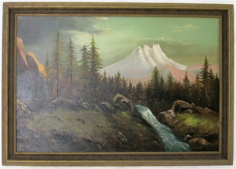 Appraisal: ARTHUR JORGENSEN OIL ON CANVAS American th th century Mount