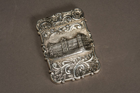 Appraisal: Lot Property of Various Owners Victorian Silver Card Case Alfred