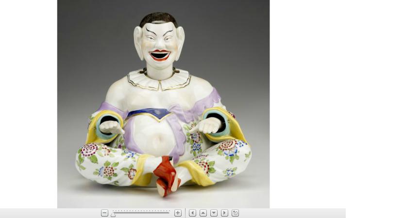 Appraisal: Dresden porcelain nodding pagoda figure th century