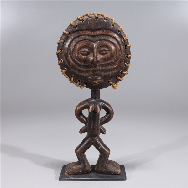 Appraisal: African Akuaba fertility figure carved from a single piece of