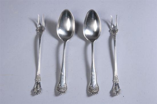 Appraisal: SIX GORHAM STERLING SILVER TEASPOONS AND SIX WATSON STERLING SILVER