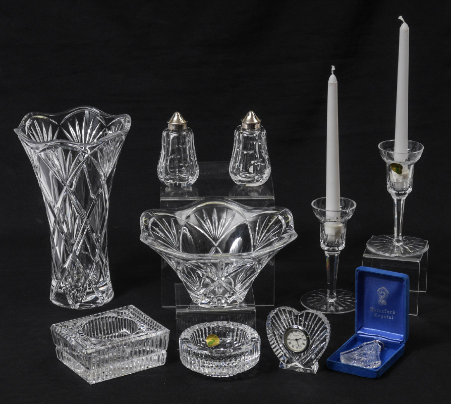 Appraisal: WATERFORD CRYSTAL ITEMS An assembled collection of items to include