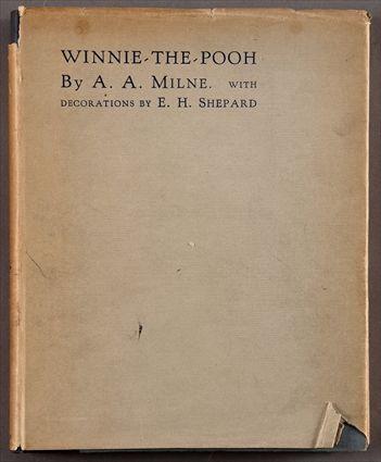 Appraisal: of MILNE A A WINNIE-THE-POOH London Methuen Small quarto Illustrated