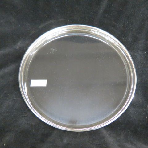 Appraisal: Gorham Sterling Silver Tray black plastic insert mid century modern