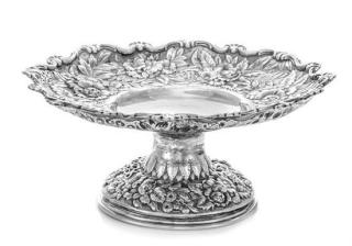 Appraisal: An American Silver Compote Tiffany Co New York NY having