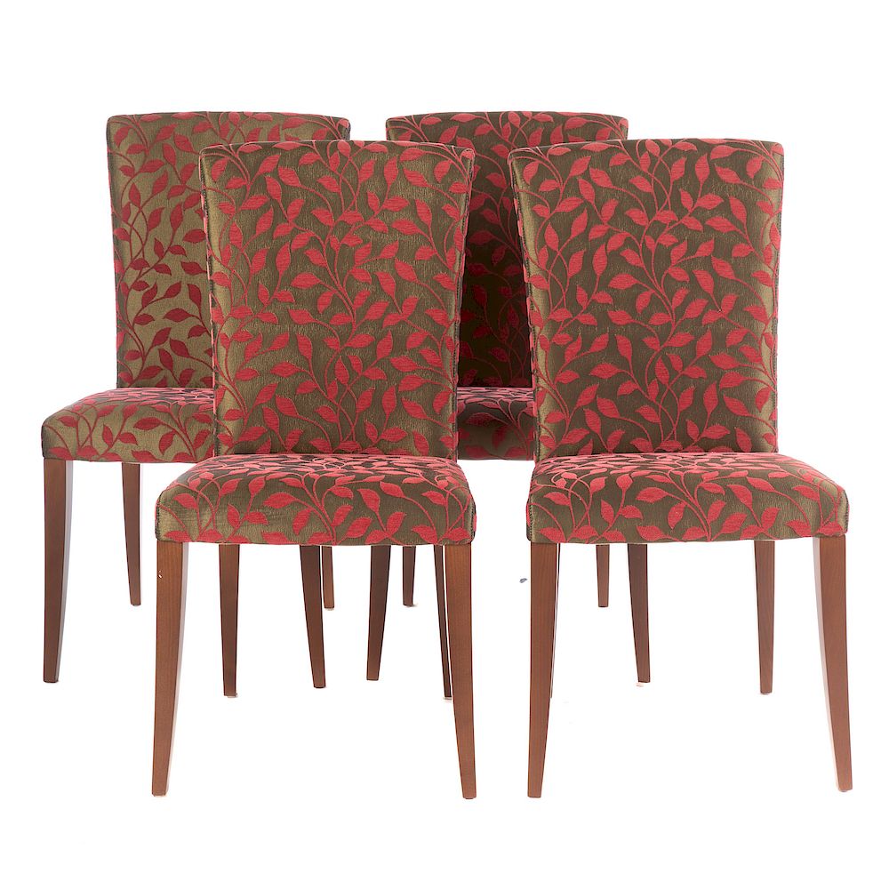 Appraisal: Four Paltrona Frau Contemporary Dining Chairs Italy st century Upholstered