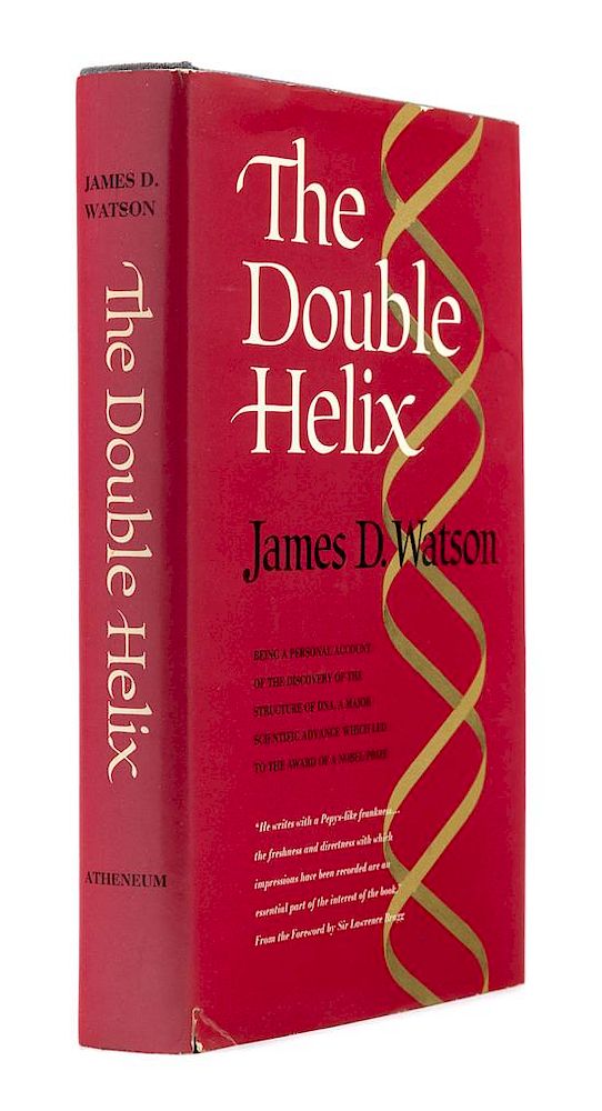 Appraisal: WATSON James D b The Double Helix New York Atheneum