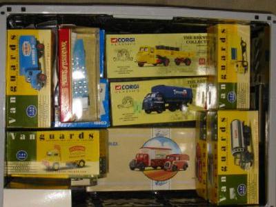 Appraisal: Five Corgi Classics models six Vanguards Commercial vehicles and five