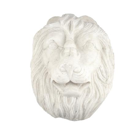 Appraisal: Carved Marble Lion Head Mask Estimate -