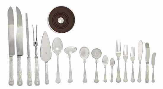 Appraisal: An Elizabeth II Silver Flatware Service for Twelve Carr's of