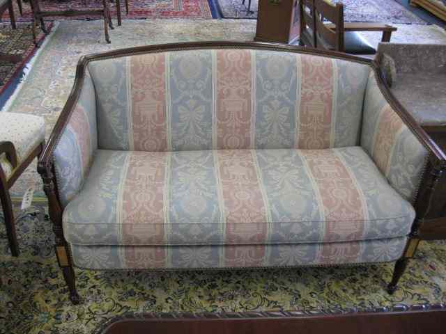 Appraisal: Federal Style Loveseat by Hickory Chair Co