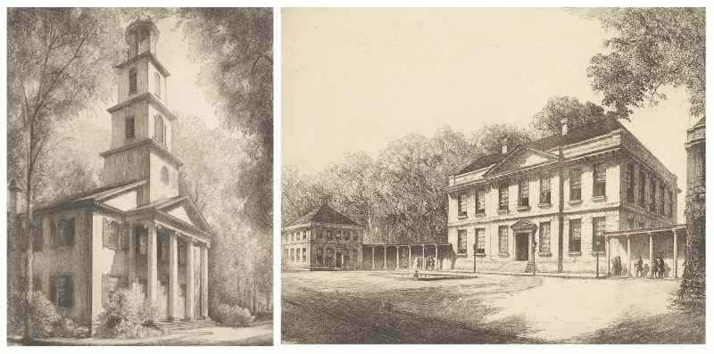 Appraisal: Two New Bern Etchings by Louis Orr - the first