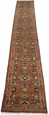 Appraisal: An Indian Oushak Long Runner Apprx '- x '- Medium