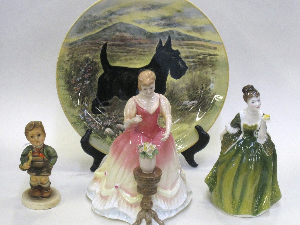 Appraisal: Two Royal Doulton figures 'Fleur' HN 'Sarah' HN with certificate