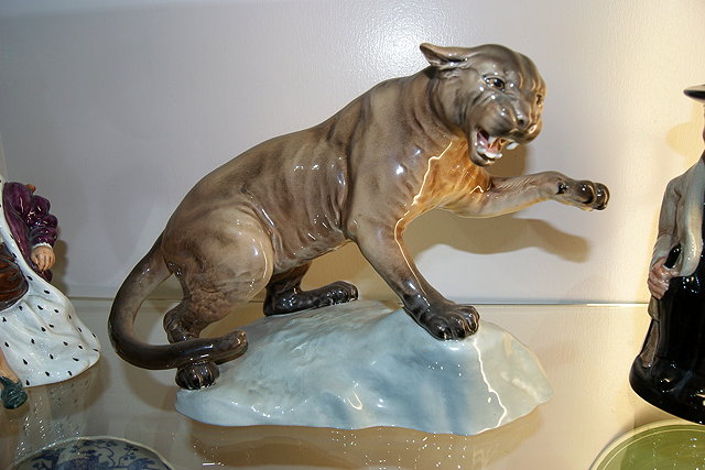 Appraisal: A BESWICK MODEL OF A PANTHER impressed and numbered cm