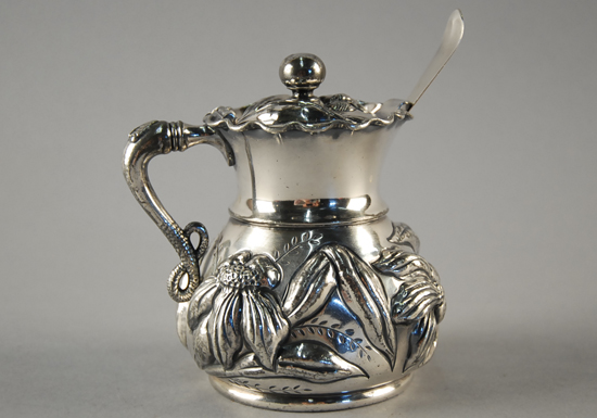 Appraisal: Two Items of th C Silver a Wilcox silverplated syrup