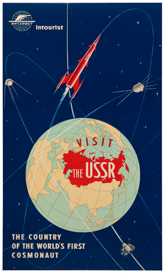 Appraisal: DESIGNER UNKNOWN VISIT THE USSR THE COUNTRY OF THE WORLD'S