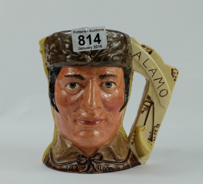 Appraisal: Royal Doulton Large Two Sided Character Jug Davey Crocket and