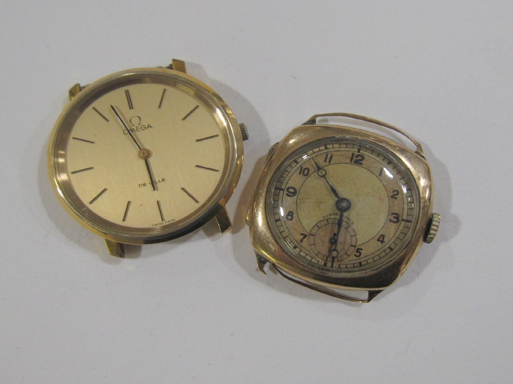 Appraisal: Lot comprising a gents 's ct gold Majex wrist watch