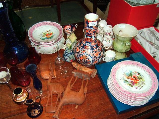 Appraisal: A quantity of china and glass to include an Imari