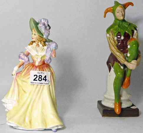 Appraisal: Royal Doulton Figure Katie HN and a Leonardo Collection Figure