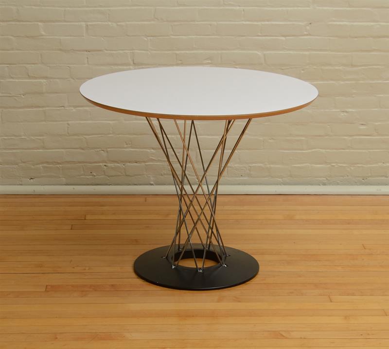 Appraisal: ISAMU NOGUCHI CYCLONE DINETT TABLE FOR KNOLL With circular formica