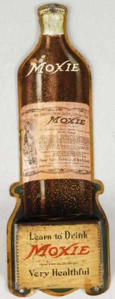 Appraisal: Tin Moxie Advertising Wall Match Safe Condition Very Good -