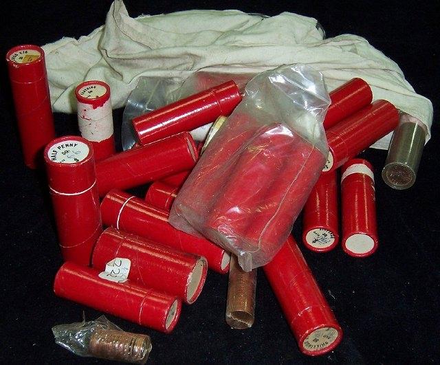 Appraisal: A quantity of coin tubes and contents