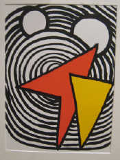 Appraisal: Two lithographs ascribed to Alexander Calder x