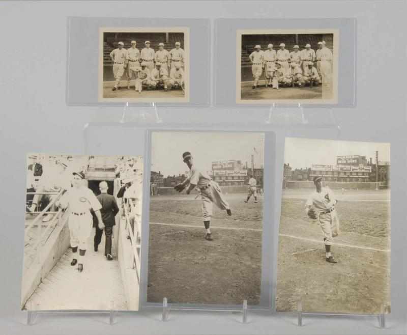 Appraisal: Lot of Original Baseball Photos Description Includes two of the