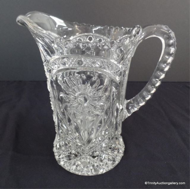 Appraisal: Mayflower oz Pitcher by Imperial Glass Pressed glass pattern serving