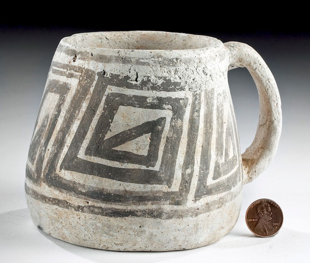 Appraisal: Anasazi Tularosa Pottery Mug - Mesa Verde Museum Native American