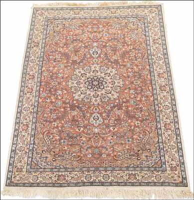 Appraisal: An Estate Oriental Rug Persian style with light palette including