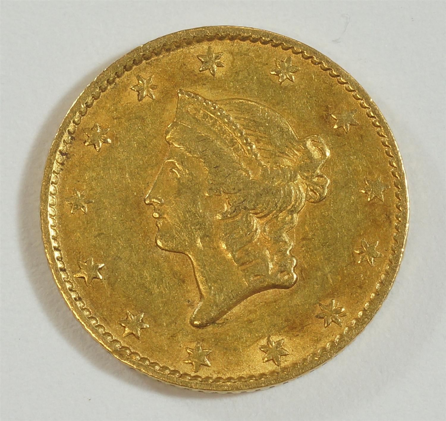 Appraisal: type one dollar gold VF