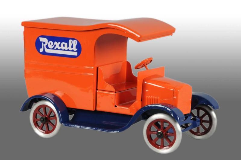 Appraisal: Pressed Steel Cowdery Flivver Pharmacy Truck Toy Description Number of