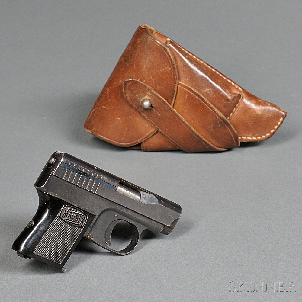 Appraisal: Mauser WTP- Pocket Pistol and Holster c early th century