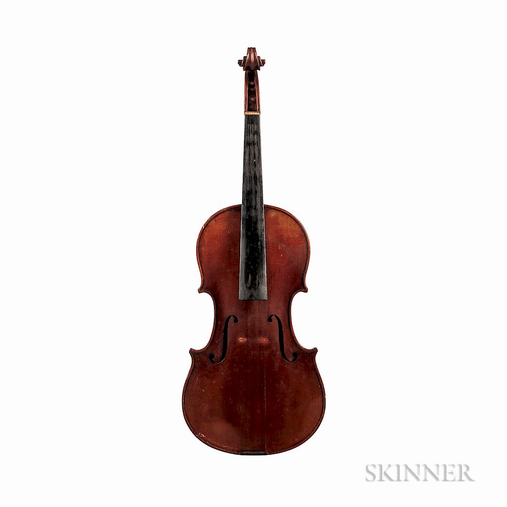 Appraisal: German Violin Karl Herrmann Markneukirchen German Violin Karl Herrmann Markneukirchen