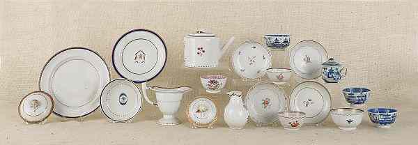 Appraisal: Miscellaneous group of export porcelain th c