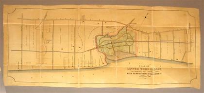 Appraisal: piece Hand-Colored Lithographic Map Plan of Upper Torrisdale as laid