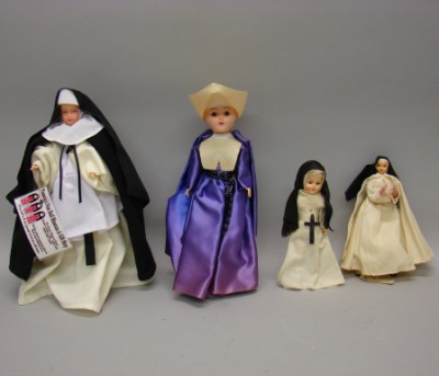 Appraisal: Lot of Nursing Nun dolls Tagged Bernard Ravca Dominican Nun