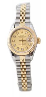 Appraisal: Ladies Rolex Oyster Perpetual Datejust w Diamonds Rolex Swiss founded