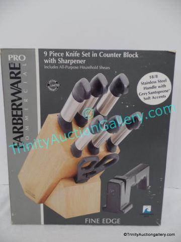 Appraisal: New Farberware Pro pc Knife Set w Counter Block Includes