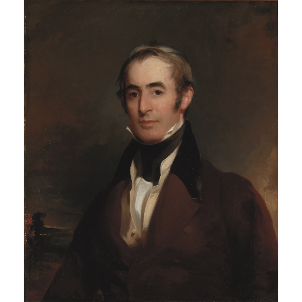 Appraisal: Thomas Sully American - Portrait of David Judson Inscribed with