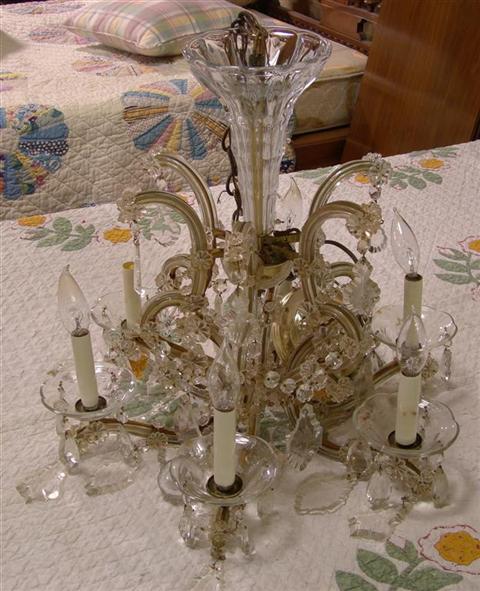 Appraisal: VENETIAN STYLE GLASS CHANDELIER